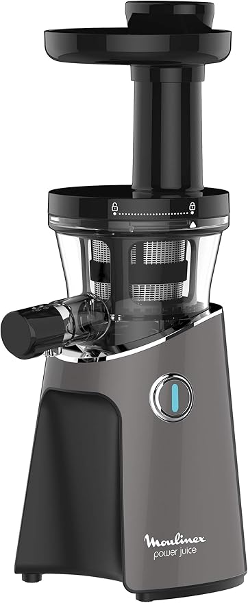 Exprimidor de cítricos Moulinex ZU550A Power Juicer, 150 W, capacidad de 800 ml, 2 filtros, color bronce.