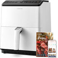 Freidora de aire COSORI Dual Blaze de 6,4 L y 1700 W, con conexión Wi-Fi, más de 30 recetas impresas y más de 100 accesorios. Freidora de aire de 5,5 litros con bandeja para pizza y cesta para pan.