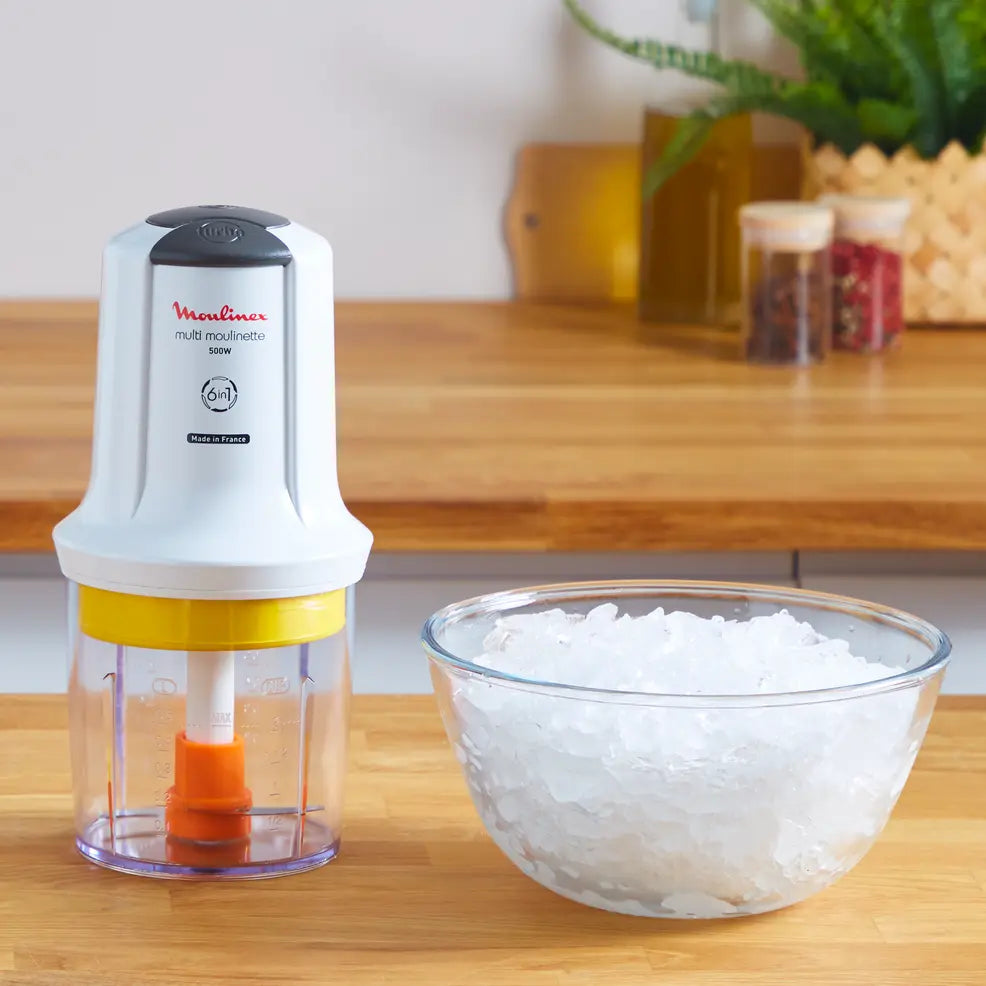 Picadora multifunción 6 en 1 - 500 W, color blanco